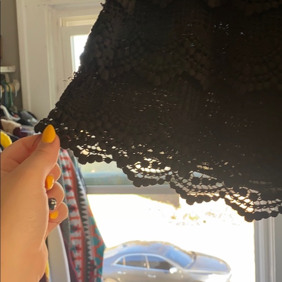 Black Lace Decal Shorts - Picture 2 of 3
